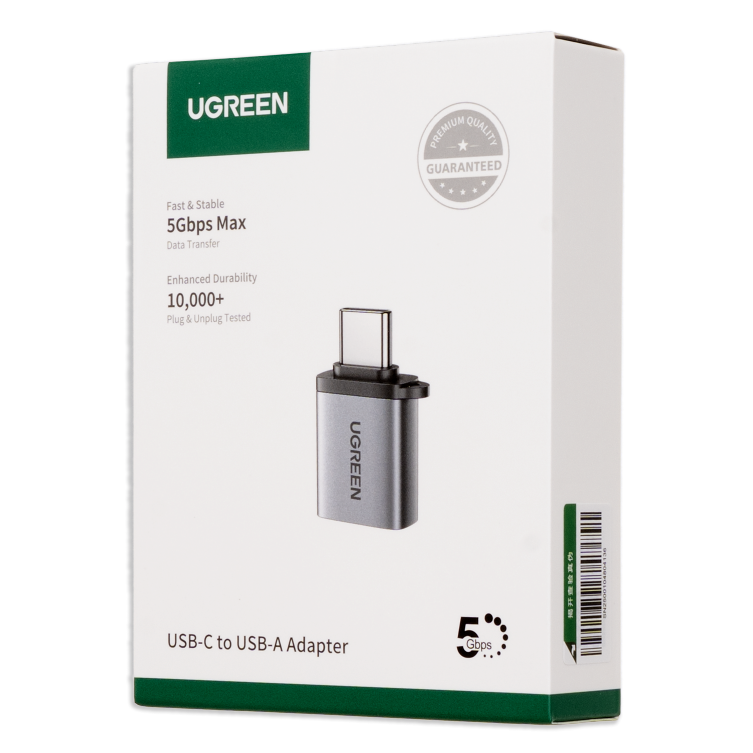 Adaptador De Usb A Tipo C Modelo Us270 UGREEN Unidad