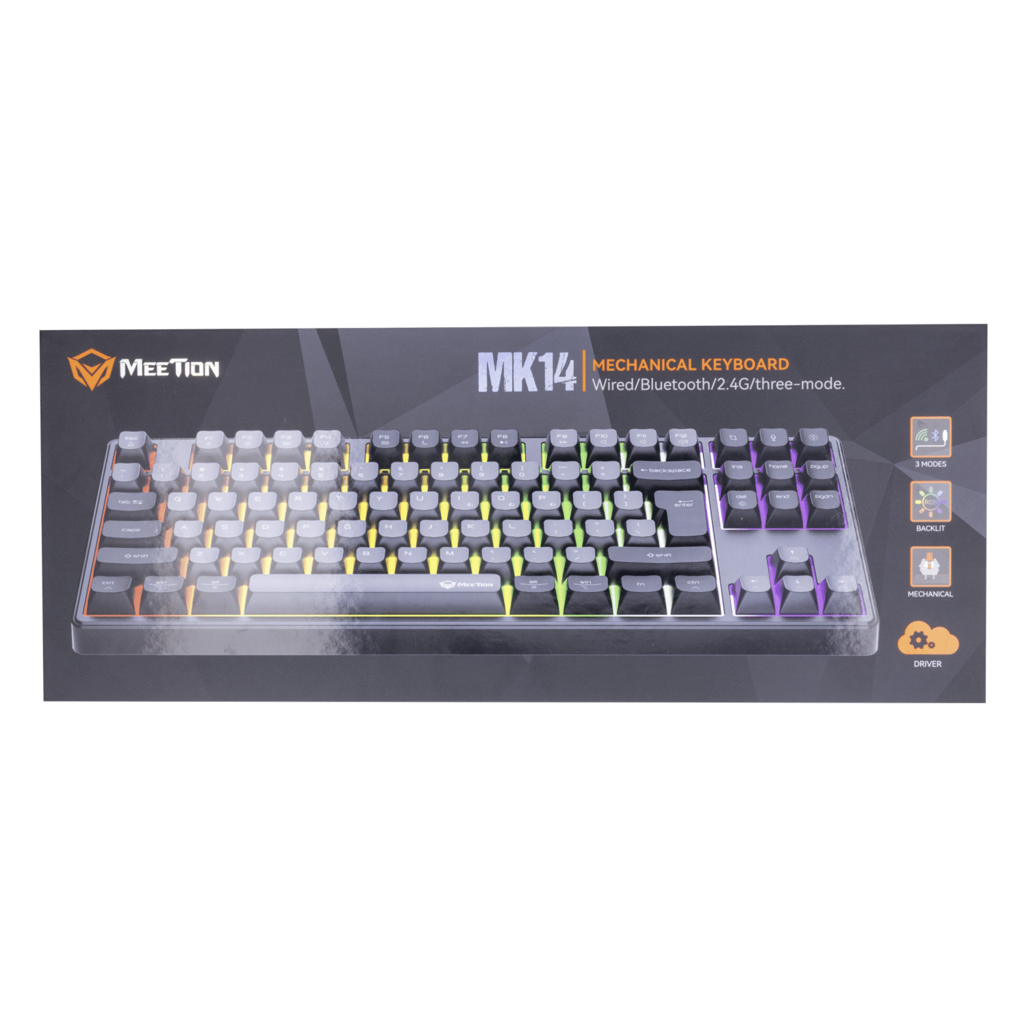 Teclado Gamer Mt-Mk14 Negro MEETION