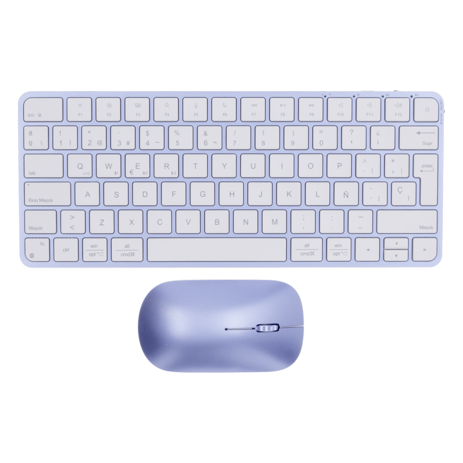 Teclado Y Mouse 2 En 1 Combo Ikey C210 Rosa MEETION