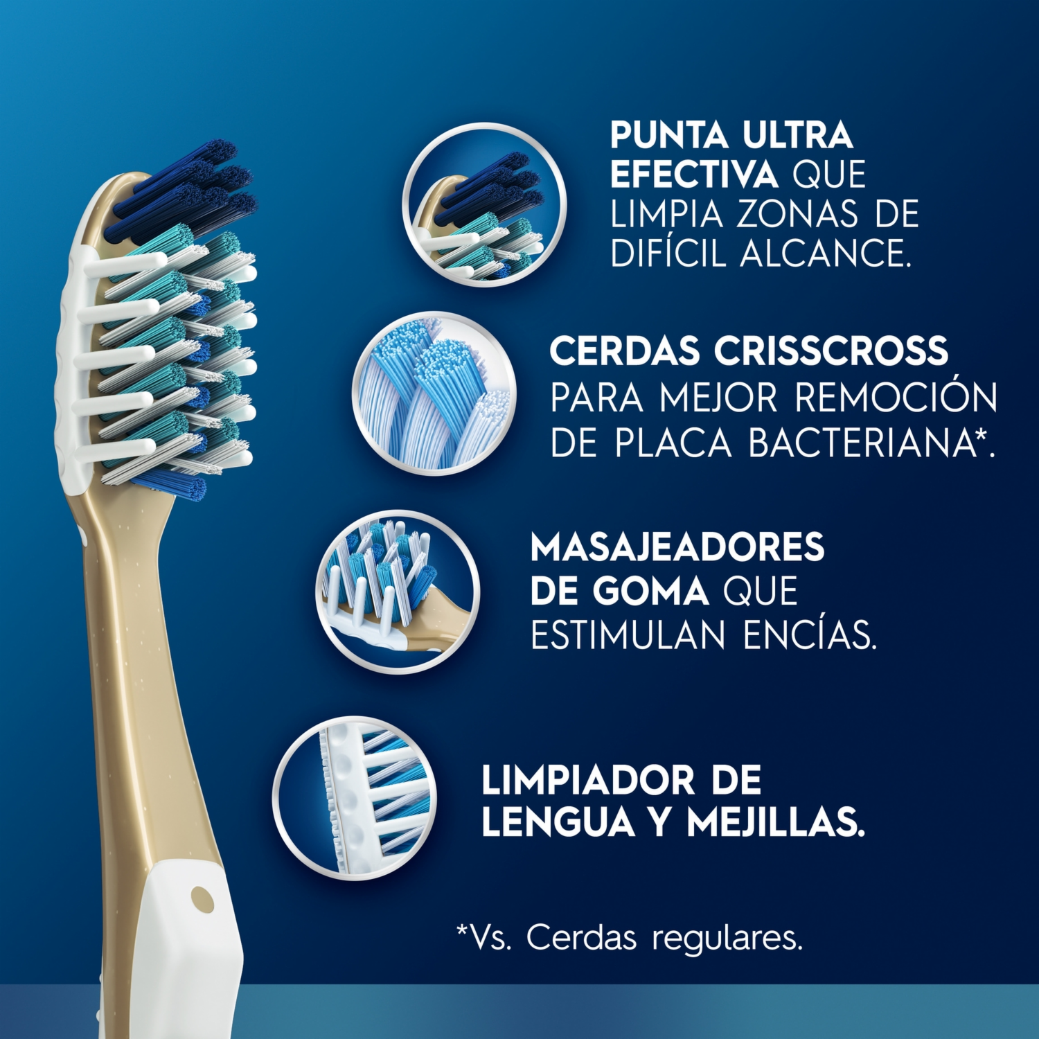 Cepillo Dental Suave 7 Beneficios Advanced ORAL-B 3 Uds