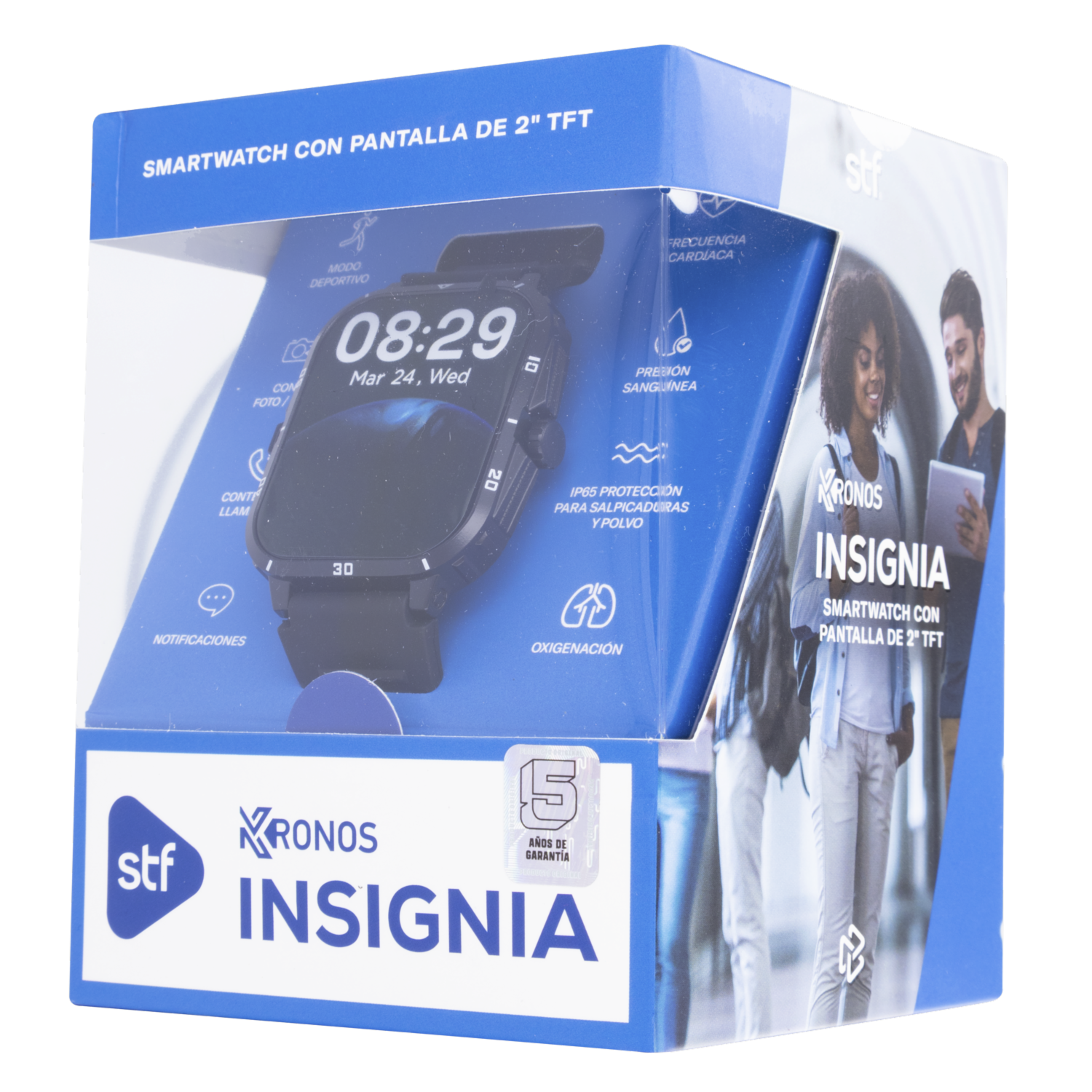 Smart Watch Insignia Stf Negro KRONOS 2″