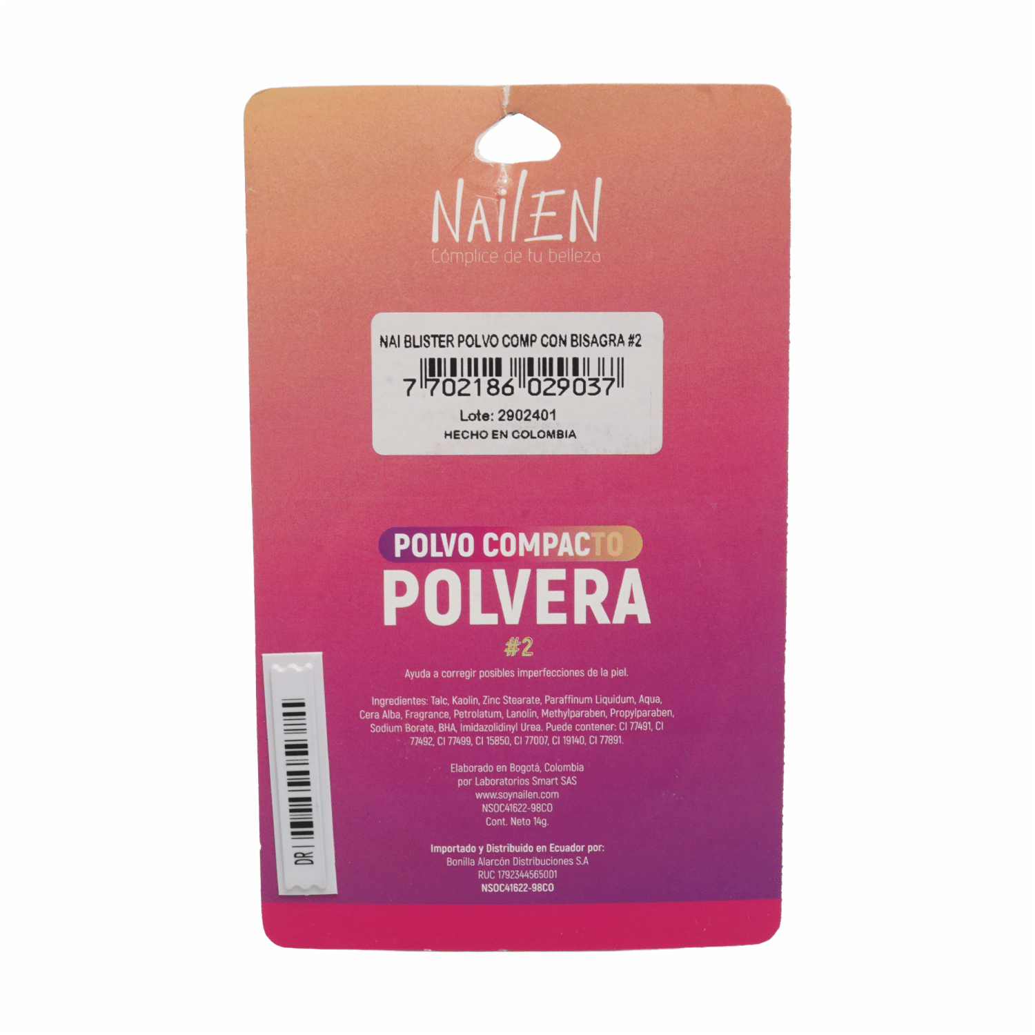 Polvo Compacto Tradicional N2 NAILEN