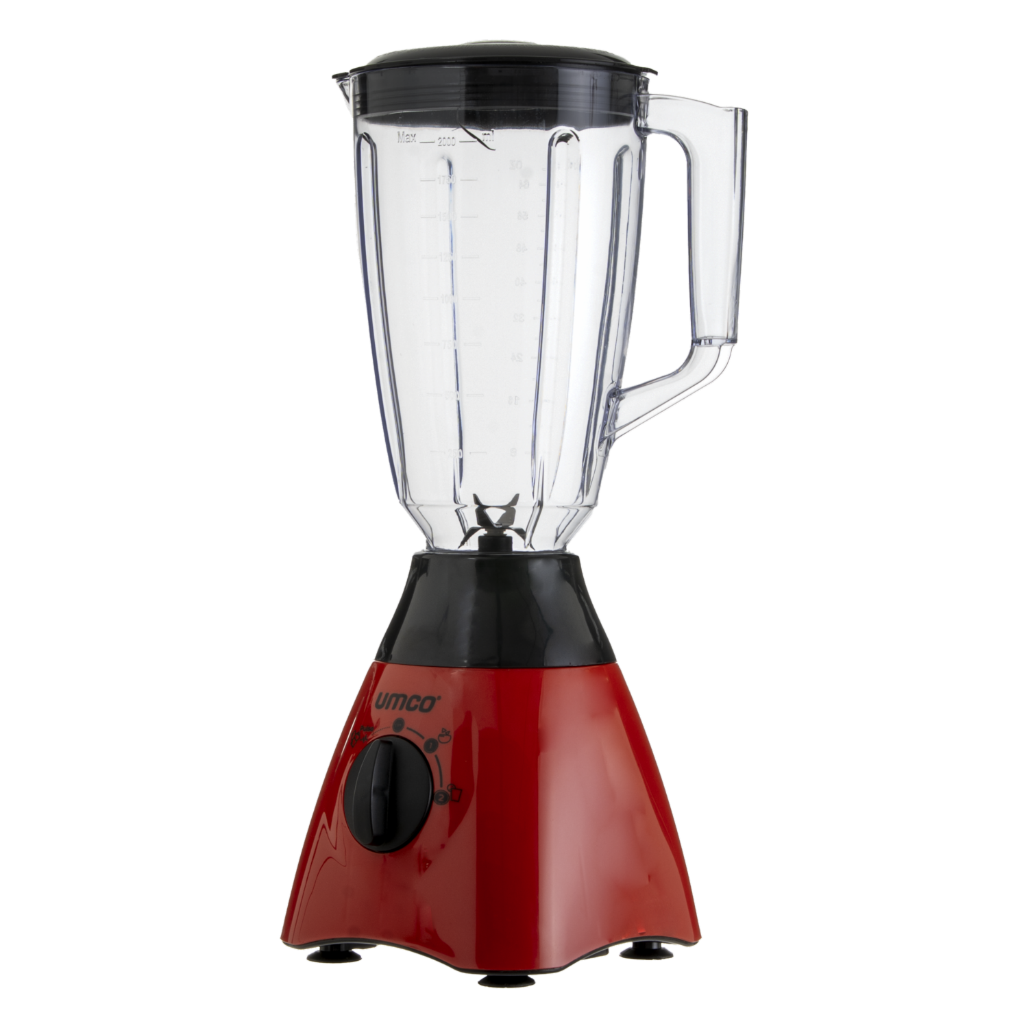 Licuadora Ideal Mix Rojo Doble Vaso UMCO 500 W