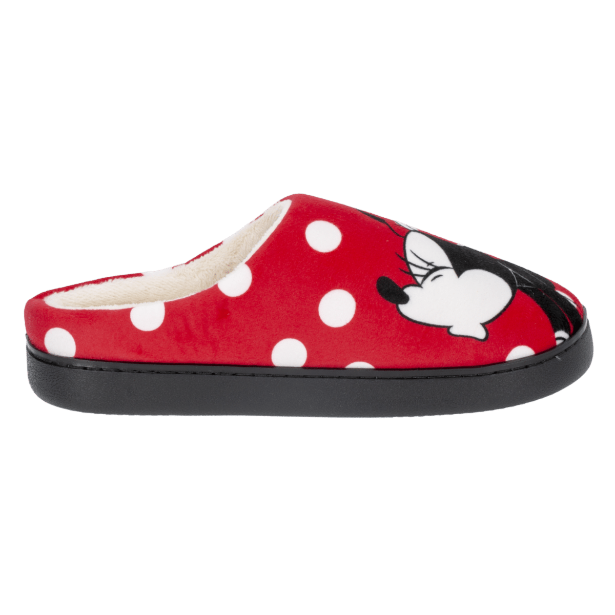 Pantuflas Capellada De Felpa Bordada  Mickey & Minnie Suela Antideslizante Y Confortable DISNEY