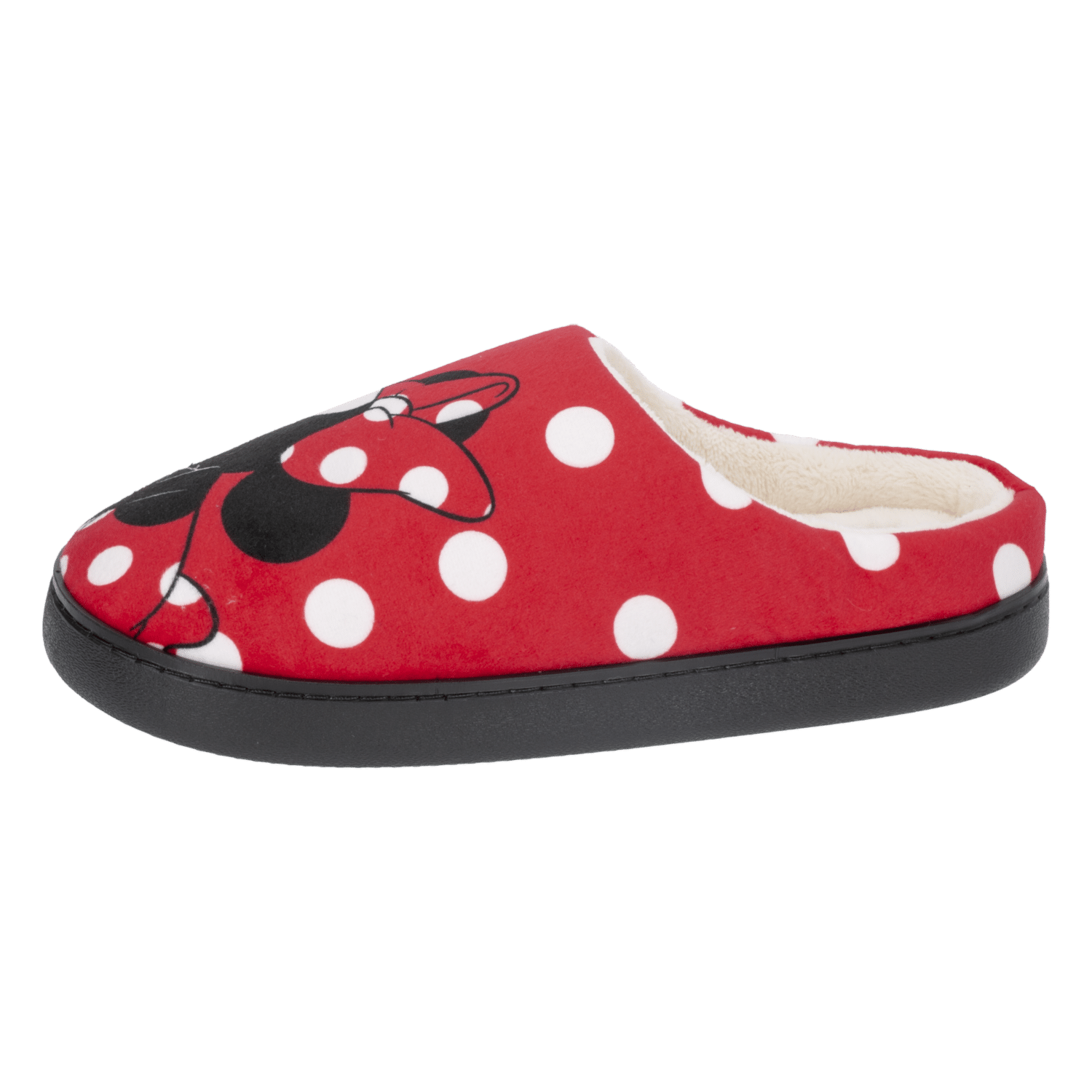 Pantuflas Capellada De Felpa Bordada  Mickey & Minnie Suela Antideslizante Y Confortable DISNEY