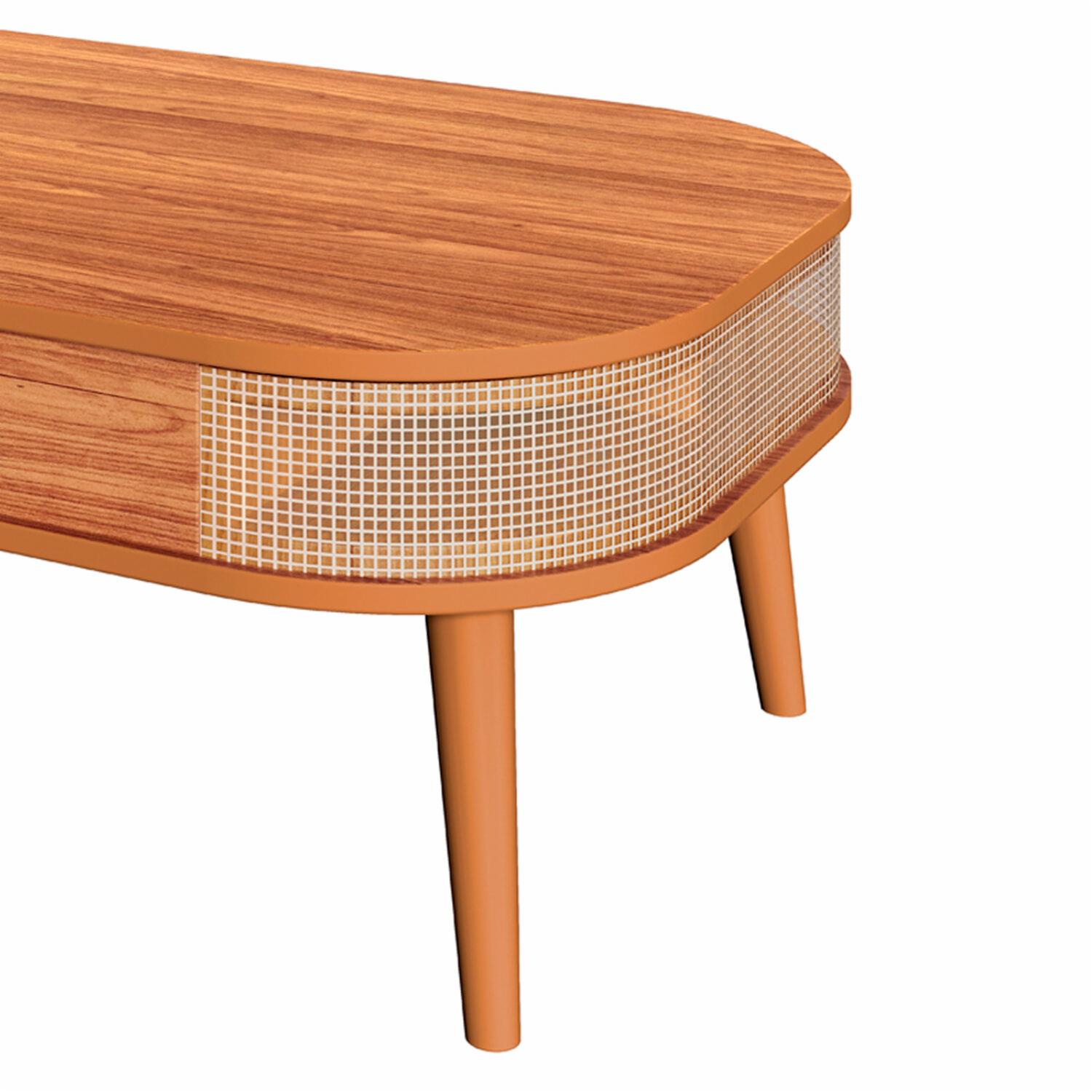 Mesa De Centro Curva DALLA COSTA MDF