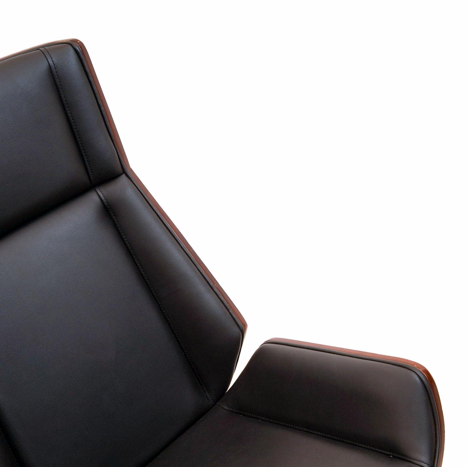 Silla De Oficina Ejecutiva Negra FREE HOME Cuerina