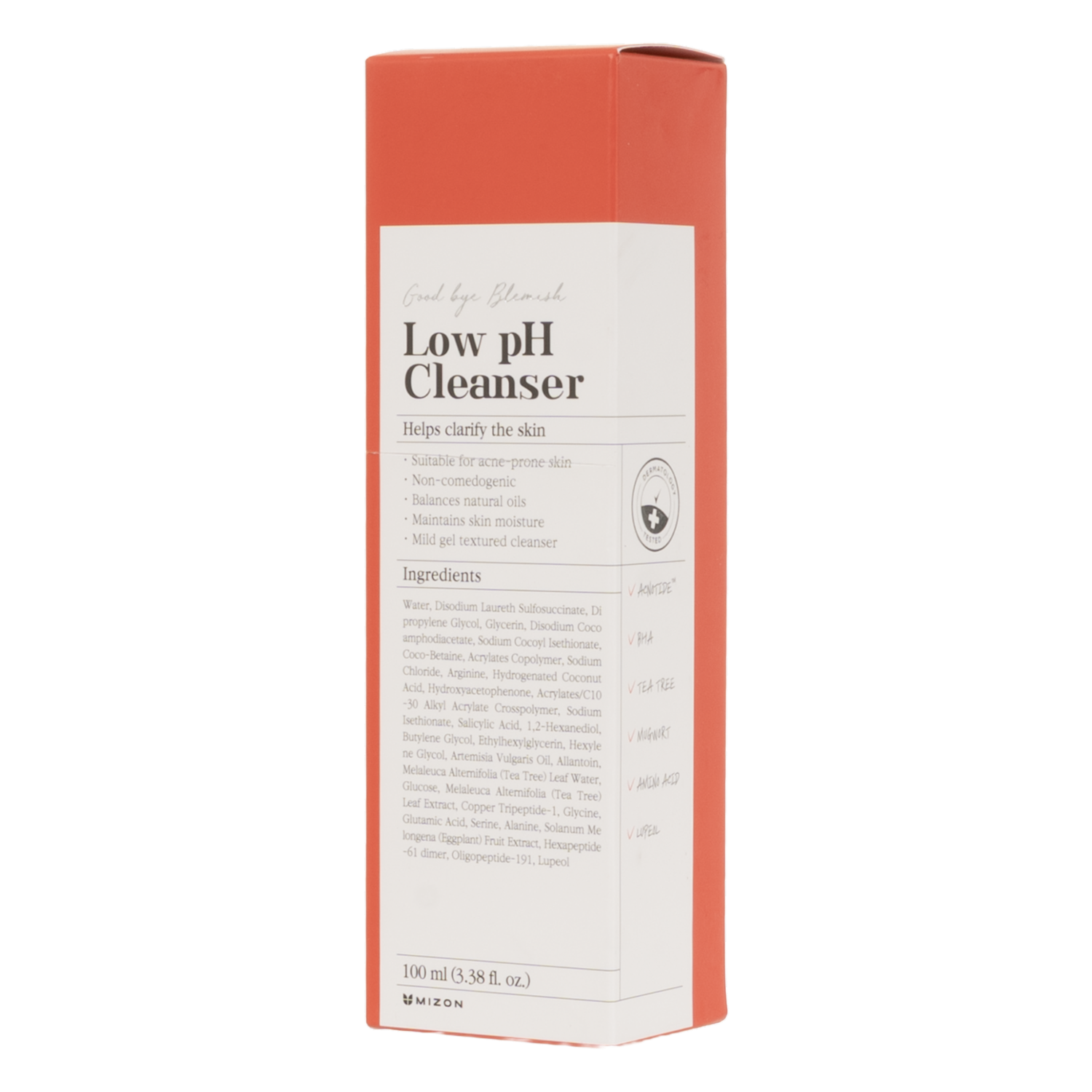 Limpiador Facial En Espuma Adiós Imperfecciones Ph Bajo MIZON 100 Ml