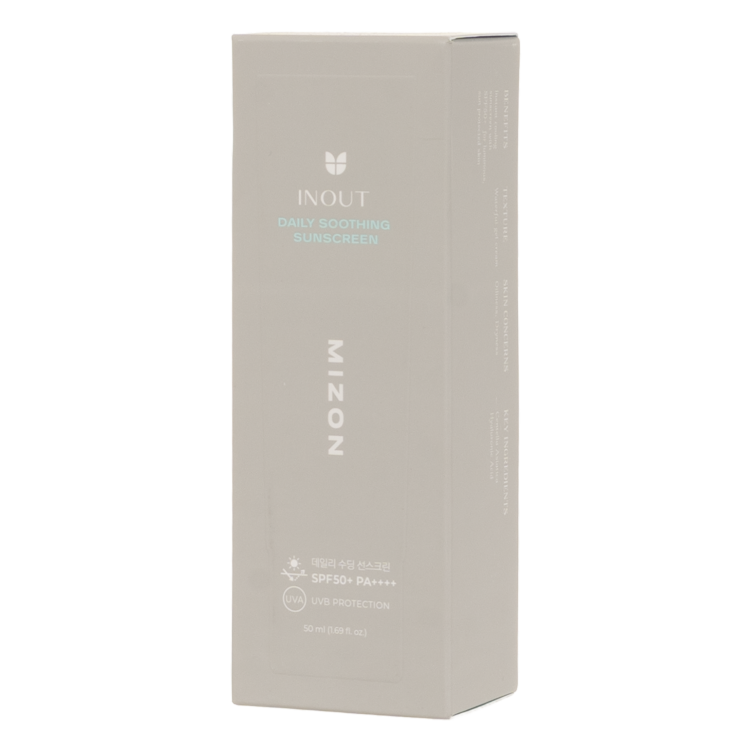Protector Solar Facial Calmante Diario Inout MIZON 50 Ml