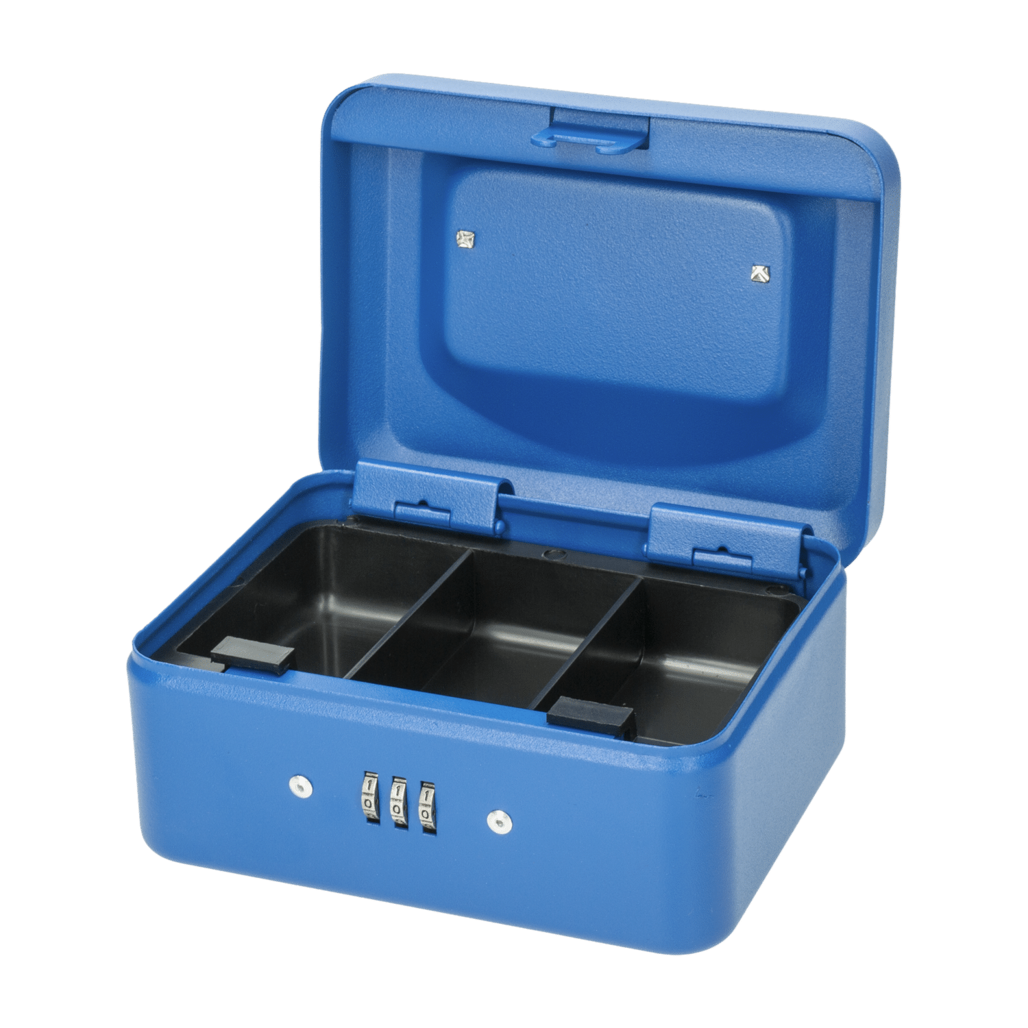 Caja Fuerte Pequeña Azul Con Combinación Numérica SAINTY 152 X 115 X 80 MM