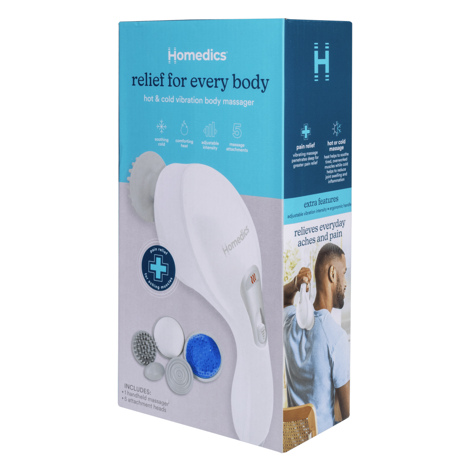 Masajeador Eléctrico De Vibración Frío Y Caliente HOMEDICS Unidad