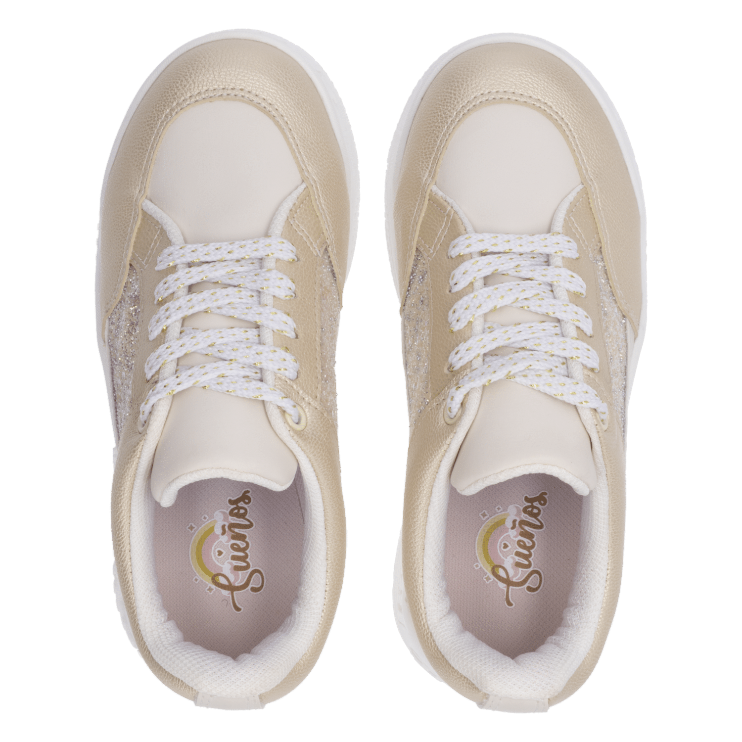 Zapatos Deportivo Con Cordón Gliter SUEÑOS Talla 31