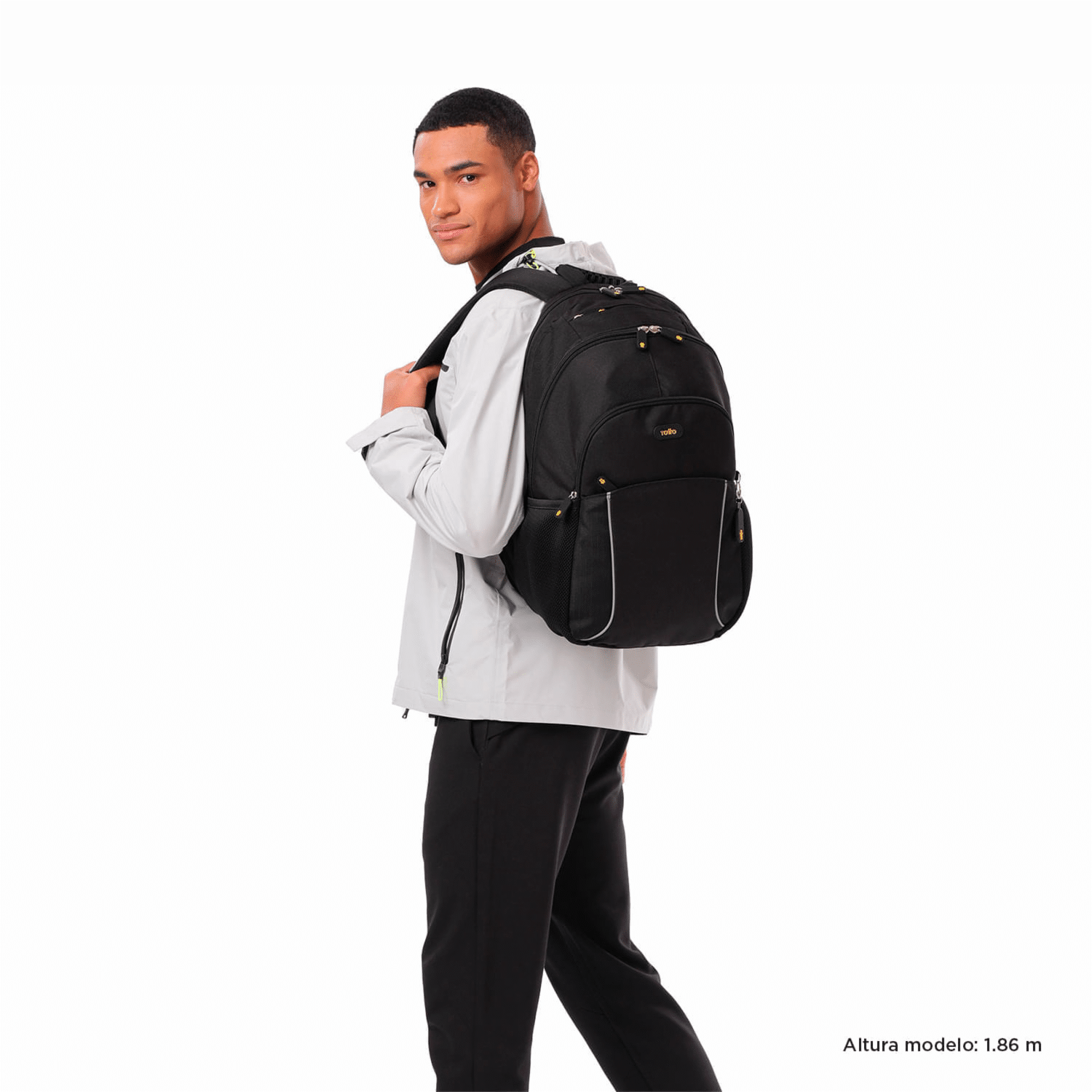 Mochila Pc Unisex Cambri 2.0 TOTTO Negro