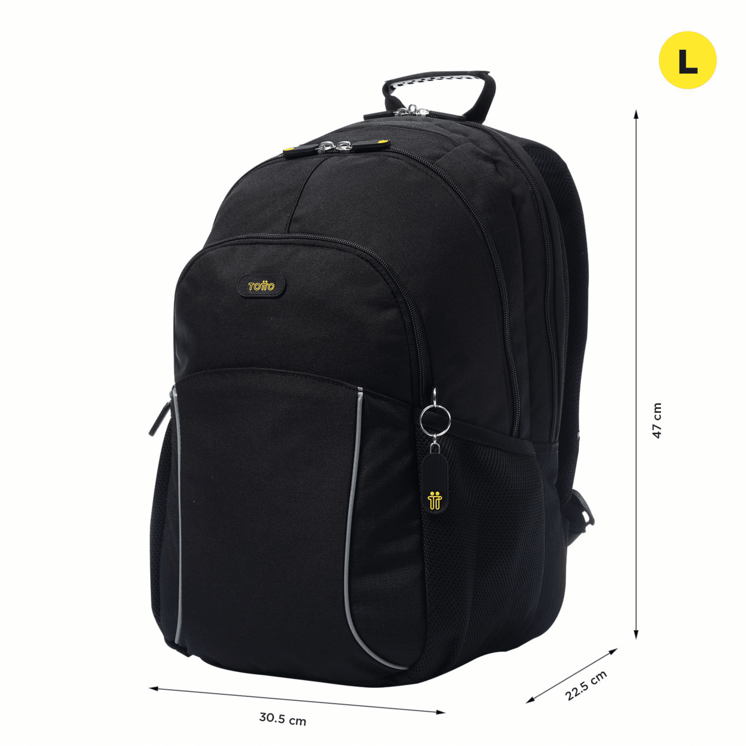 Mochila Pc Unisex Cambri 2.0 TOTTO Negro