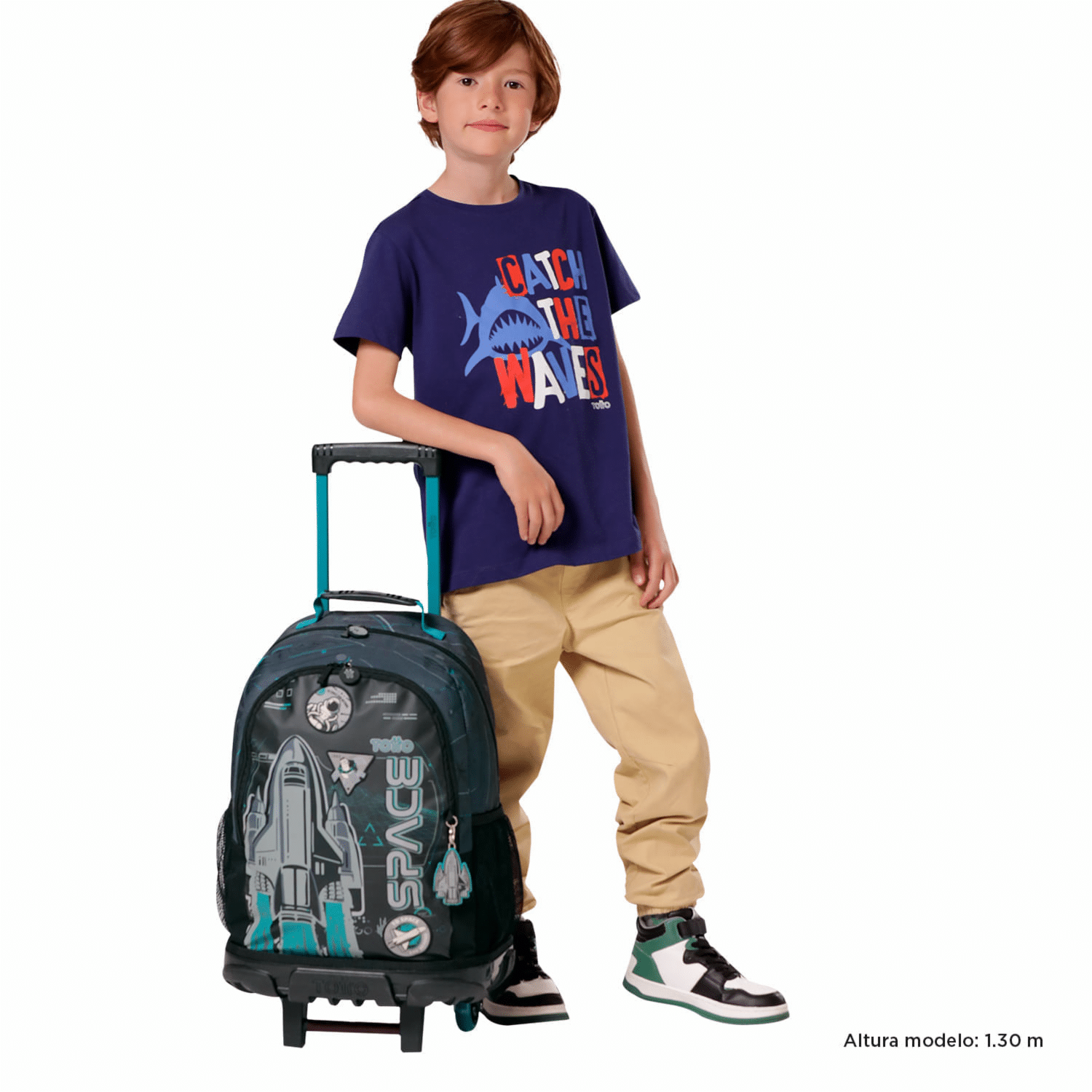 Mochila Ruedas Infantil Niño Apolo TOTTO Estampado