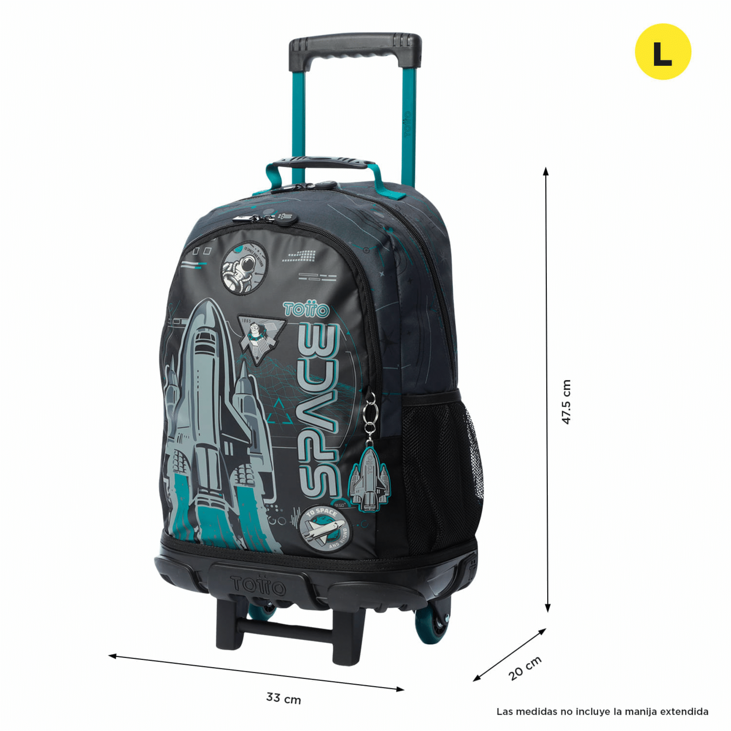 Mochila Ruedas Infantil Niño Apolo TOTTO Estampado