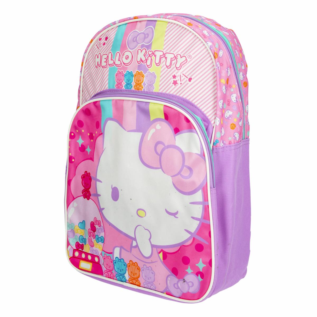 Mochila Escolar Diseño Hello Kitty Rosa MOZIONI 40X28X12 Cm