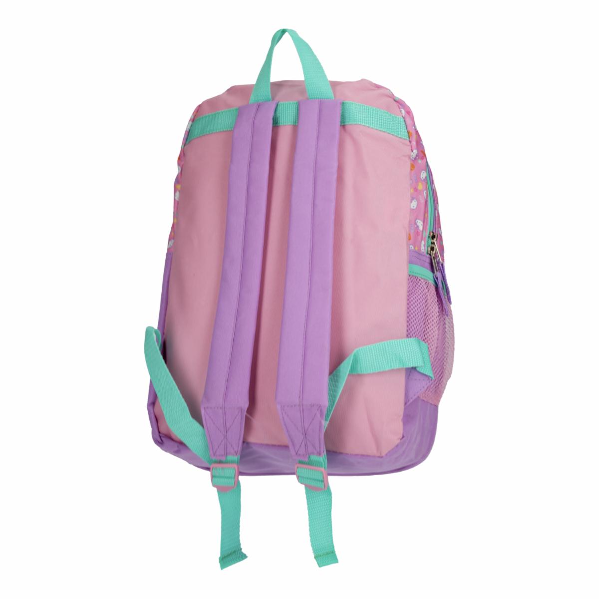 Mochila Escolar Diseño Hello Kitty Rosa MOZIONI 40X28X12 Cm