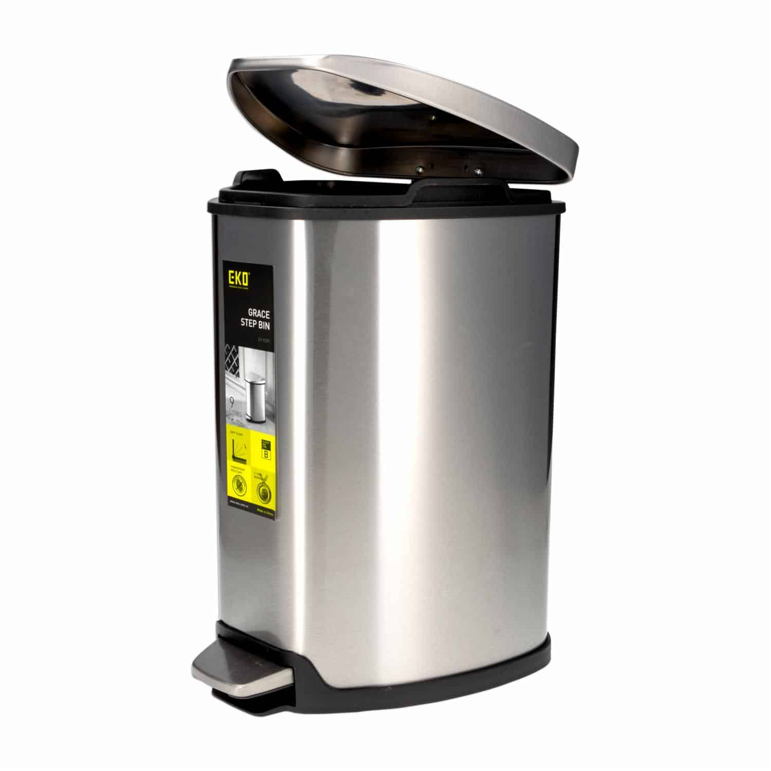 Basurero De Acero Inoxidable EKO 9 Litros