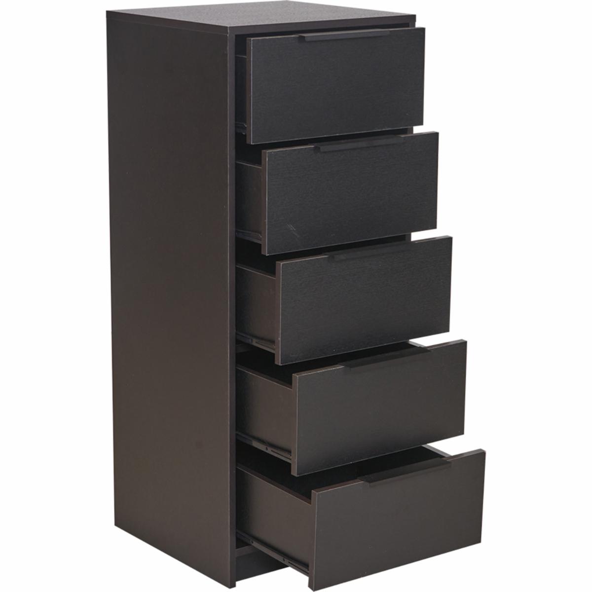 Cómoda Kaia 5 Cajones Wengue RTA MDF